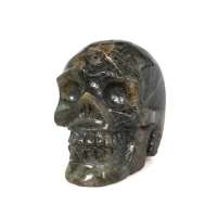 Popular Big Carved Skull for Sale Labradorite Quartz Crystal Carved Skulls